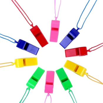 Sviraljka s uzetom, plastična, injekcijsko oblikovanje, 24 komada u pakiranju – rekviziti za navijanje publike