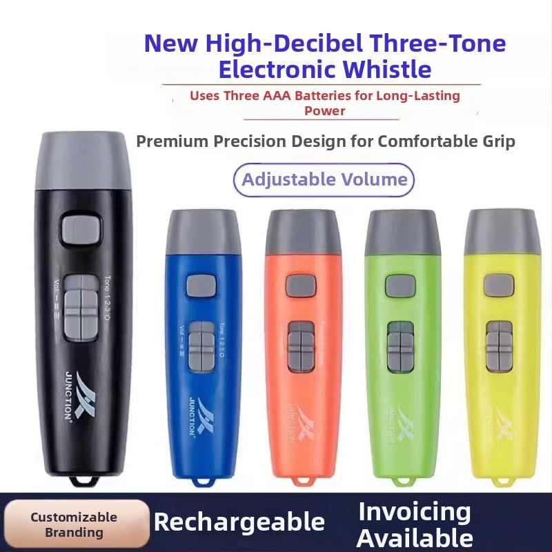 Fluier electronic pentru sport, cu ton reglabil, durată lungă de funcționare și sunet puternic (carcasă ABS; marcă Jianxian)