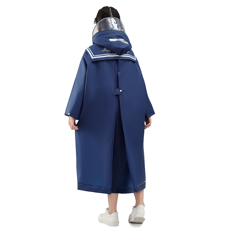 Poncho EVA pentru copii cu fermoar, stil militar, grosimea țesăturii 0,15 mm