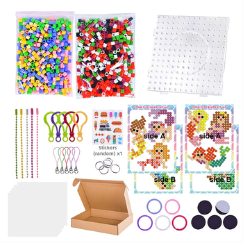 DIY Set Fuse Beads – PE material, puzzle plat, brand Child Saint, 4-6 ani, logo OEM