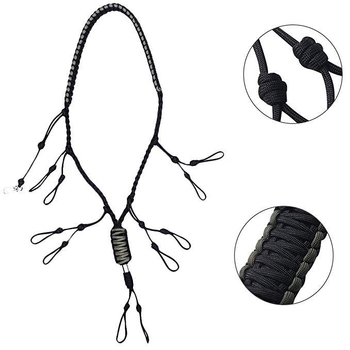 SOMA Vanjski lovni alat — pleteni 550 Paracord s kačjim pozivom