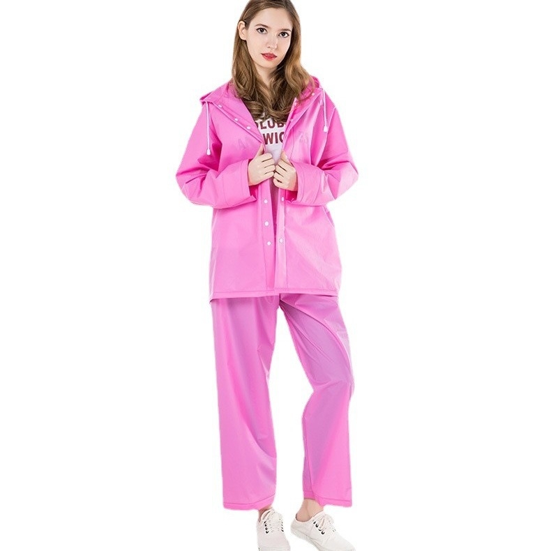 Poncho de ploaie EVA pentru adulți – pentru drumeții, țesătură EVA 0,15 mm, pentru o singură persoană, ușor, logo personalizat