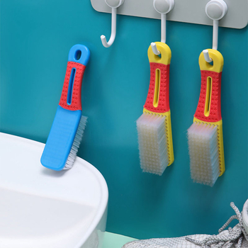 A cipőtisztító kefe puha műanyag sörtékkel, hosszú nyéllel, ruhák tisztítására, 400 darabos csomag, 50 g