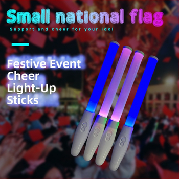 LED svjetlosna štapić s zviždaljkom i ručnim daljinskim upravljačem za koncerte, plastična, poluručna i polu-mehanička izrada, moguć ispis logotipa