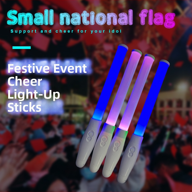 LED svjetlosna štapić s zviždaljkom i ručnim daljinskim upravljačem za koncerte, plastična, poluručna i polu-mehanička izrada, moguć ispis logotipa