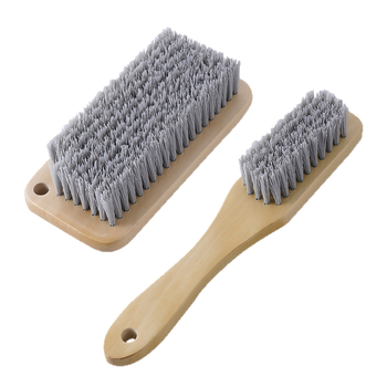 Ming Tong Cipőtisztító kefe tömörfa fogantyúval, gondozás és fertőtlenítés céljára, minimalist stílus