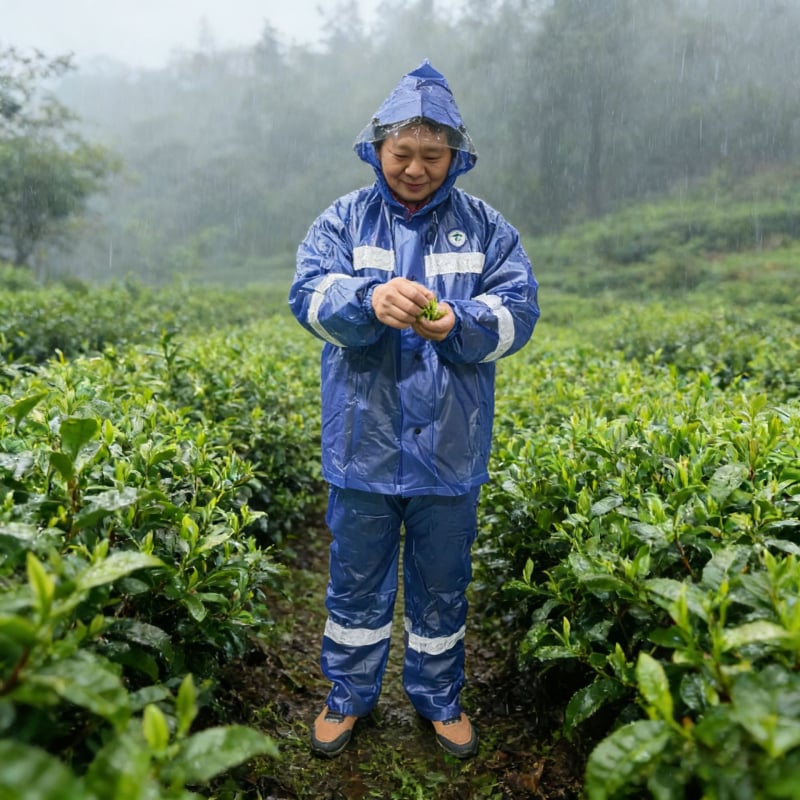Motorkerékpár/E‑Bike esőkabát és nadrág szett, anti-viharos kialakítású, vastag PVC anyag, 20D, modell H-901, felnőtteknek
