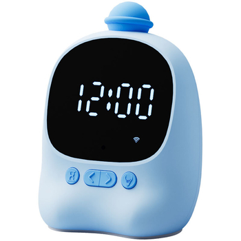 Ceas deșteptător astronomic educațional – afișaj LED digital, alimentat cu baterii, timp mondial, alarmă, iluminare de noapte