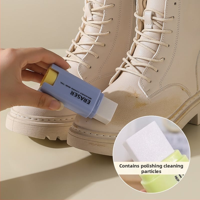 Curățitor portabil de încălțăminte – fără apă, îndepărtare pete, pentru încălțăminte din velur și piele