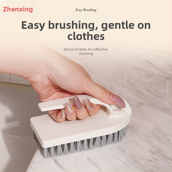 Perie pentru pantofi cu peri din sârmă plastică, mâner anti-alunecare, design modern minimalist