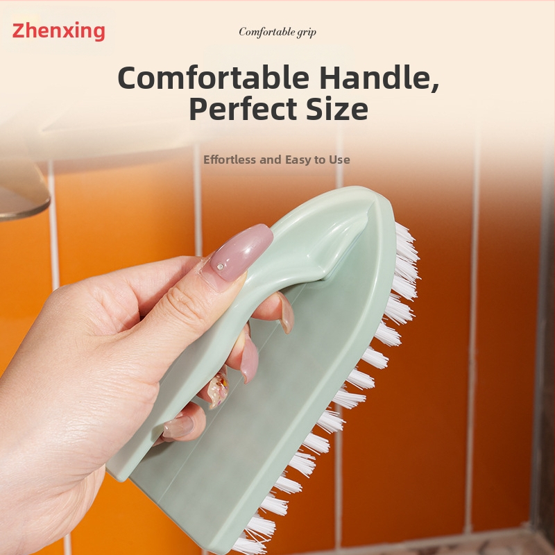 Perie pentru pantofi cu peri din sârmă plastică, mâner anti-alunecare, design modern minimalist