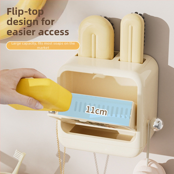 Set trei în unu de perii pentru pantofi și haine, cu recipient pentru săpun, din plastic, ambalat într-o cutie de carton