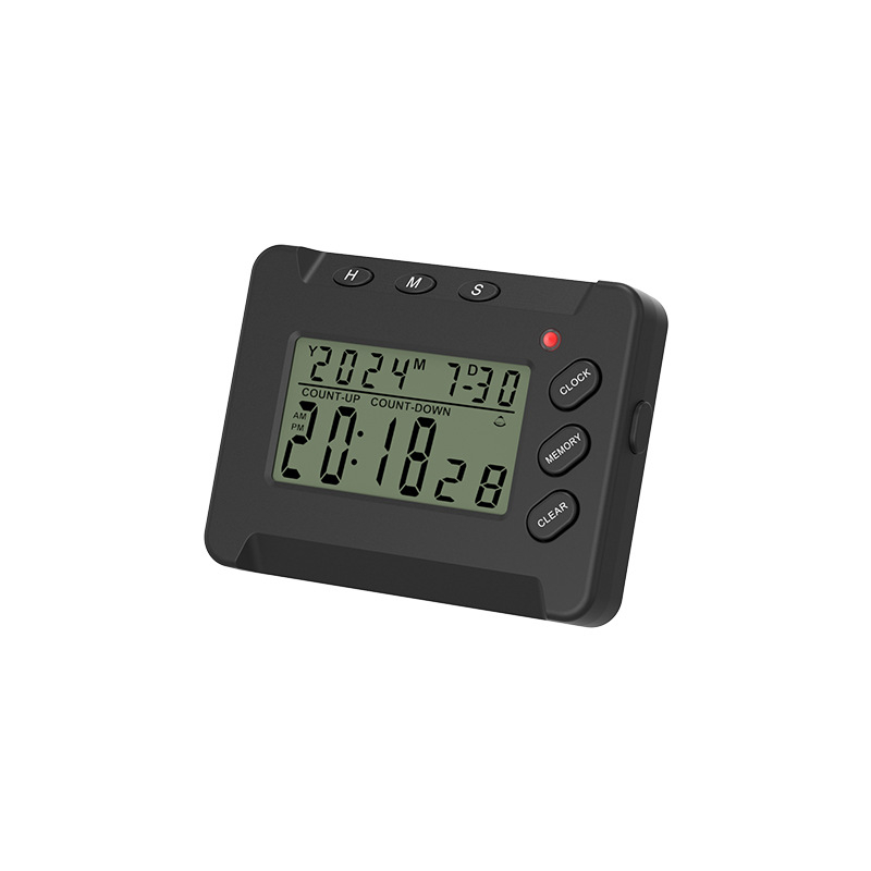 Digitalni kuhinjski timer s LCD zaslonom, elektronički mehanizam, ABS kućište, alarm, magnetska ugradnja
