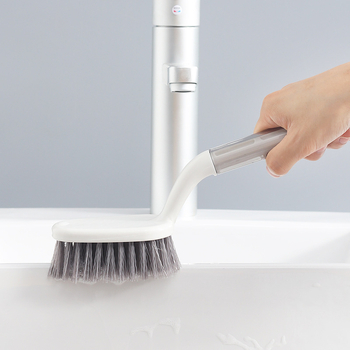 Višenamjenska četka za čišćenje s dugačkim drškom — mekane dlačice za pranje posuda i obuće; Materijal: plastika, PP; Marka: Ruilen; Funkcije: pranje posuda, kućno čišćenje, čišćenje obuće