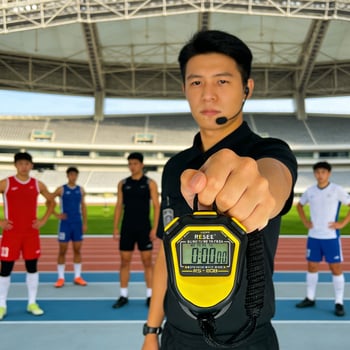 Ηλεκτρονικός χρονομέτρης σπορ με ABS κάσα, αντιολισθητική επιφάνεια, βάρος 27 g, μοντέλο BF-808