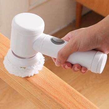 Perie de curățare electrică portabilă, fără fir, pentru bucătărie, baie și colțuri de toaletă; ABS material; 365 g