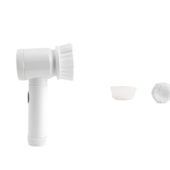 Perie de curățare electrică portabilă, fără fir, pentru bucătărie, baie și colțuri de toaletă; ABS material; 365 g