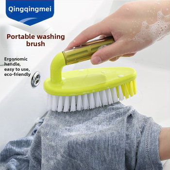 Perie de curățare din plastic cu peri dure – multifuncțională pentru pantofi, rufe, podele și haine (greutate 0.3)