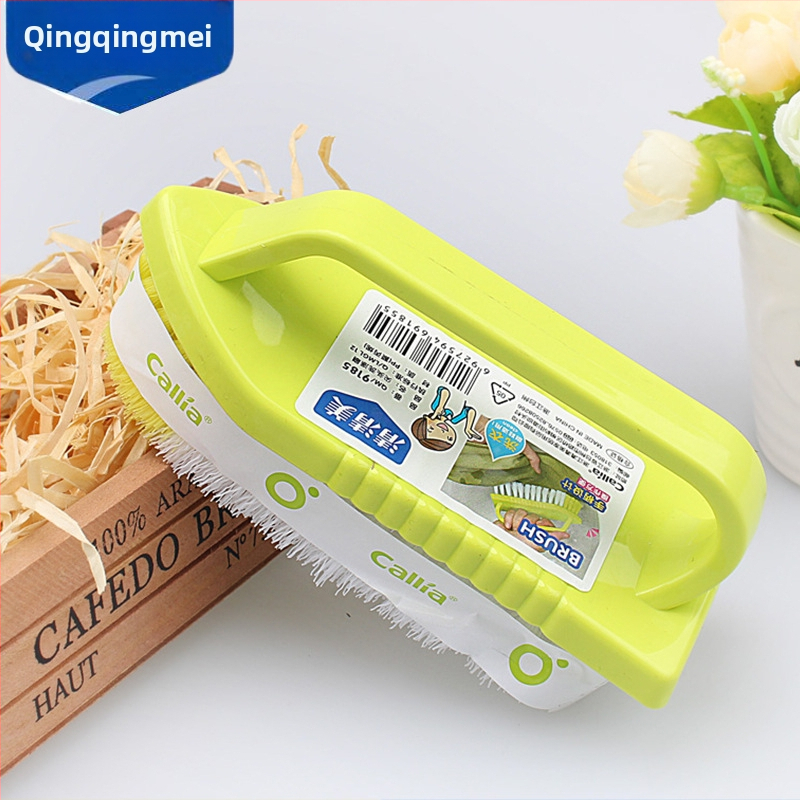 Perie de curățare din plastic cu peri dure – multifuncțională pentru pantofi, rufe, podele și haine (greutate 0.3)