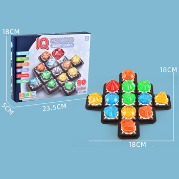 Plastična Diamond Maze logička društvena igra za djecu, 7–14 godina, razvija logičko razmišljanje, koordinaciju ruka-oko, interakciju roditelj-dijete