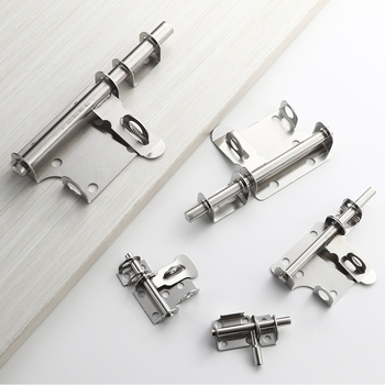 Mecanism de închidere pentru ușă din oțel inoxidabil, finisaj satinat, stil modern, pentru montaj stânga/dreapta