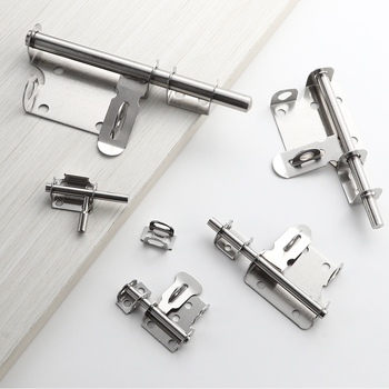 Mecanism de închidere pentru ușă din oțel inoxidabil, finisaj satinat, stil modern, pentru montaj stânga/dreapta