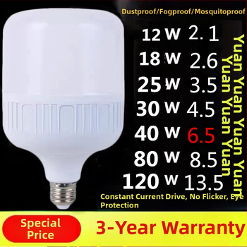 LED žiarovka s objímkou E27, 220V, IP43 ochrana, životnosť 100000 h