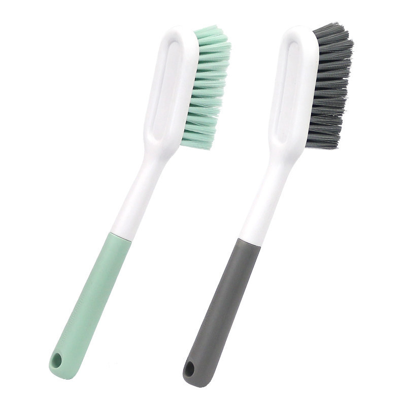 Perie pentru încălțăminte cu mâner lung, peri dure, impermeabilă, material fleece