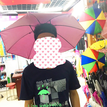 Kapa-kišobran s logom, poliester krova, aluminijski okvir, 8 rebara, ručno otvaranje