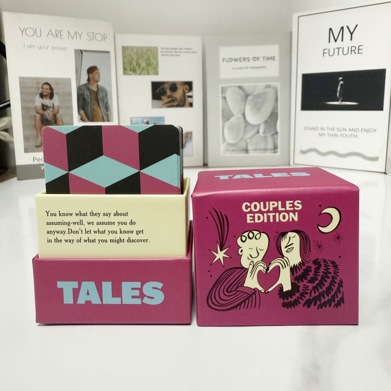 Carduri de dialog pentru familie – joc de societate, 150 carduri din hârtie, legare spirală, pentru vârsta 15–35, dezvoltă comunicarea părinte-copil și cultivarea intereselor