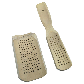 Hosszú nyelű cipőseprő disznószőrrel, négyszögletes fej