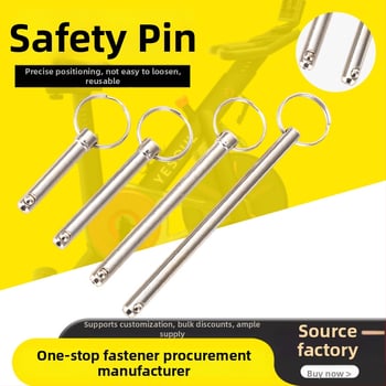 Βύσμα γρήγορης απελευθέρωσης από A3 χάλυβα με σφαίρα, τύπος κυκλικού δακτυλίου, Gb 882 πρότυπο για βιομηχανικά μηχανήματα ευθυγράμμισης