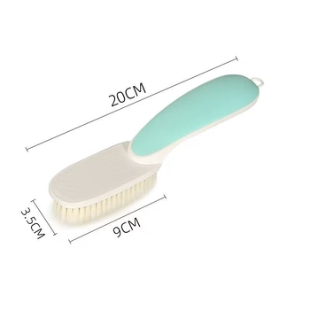 Cipőtisztító ecset puha szőrrel, otthoni használatra, cipők és ruhák tisztítására