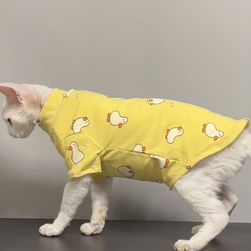 Odeća za kućne ljubimce za Sphynx i Devon Rex — cartoon stil, materijal: tkivo, podrijetlo Jiangxi