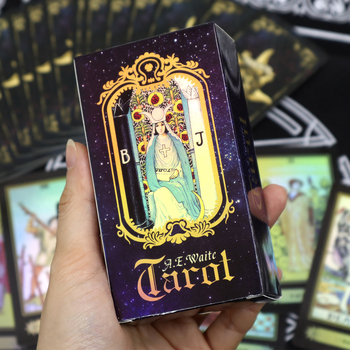 Waite Tarot kártyák Gaoshan Cultural Creation, papír, lézer, színes doboz