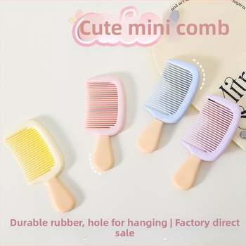 Pieptene pentru păr cu design mini înghețată pentru păr lung, pieptene din plastic portabil Xin cong model V-265 (Xin cong; V-265; design mini înghețată; pentru păr lung)