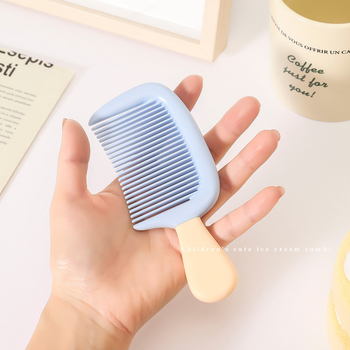 Pieptene pentru păr cu design mini înghețată pentru păr lung, pieptene din plastic portabil Xin cong model V-265 (Xin cong; V-265; design mini înghețată; pentru păr lung)