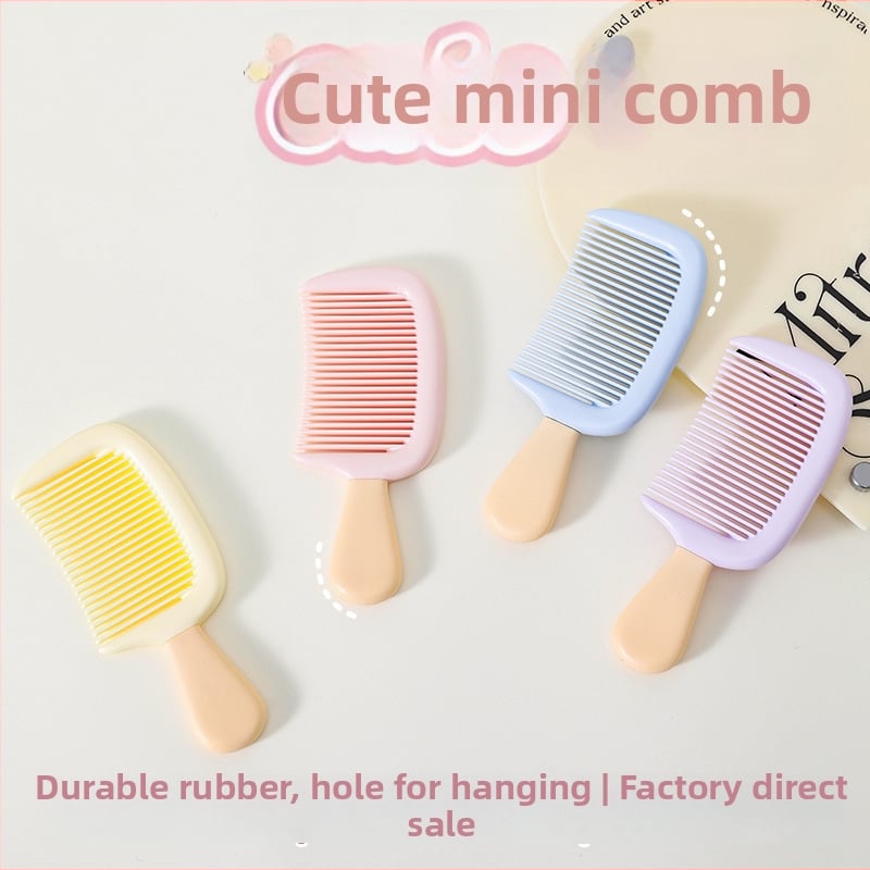 Pieptene pentru păr cu design mini înghețată pentru păr lung, pieptene din plastic portabil Xin cong model V-265 (Xin cong; V-265; design mini înghețată; pentru păr lung)