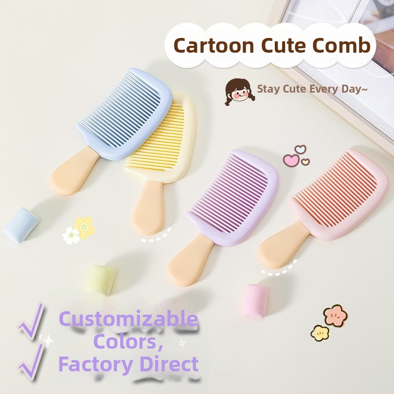 Pieptene pentru păr cu design mini înghețată pentru păr lung, pieptene din plastic portabil Xin cong model V-265 (Xin cong; V-265; design mini înghețată; pentru păr lung)