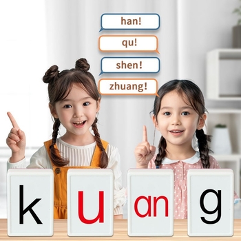 Hill Tree Edukativni Plastični Blokovi i Tekstualne Mahjong Karte – Pinyin, Engleska Abeceda, Interaktivna Edukativna Igra za Djecu 4–6 Godina