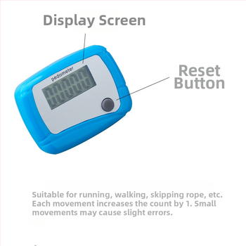 Μετρητής βημάτων για σκοινάκι, συμπαγής ABS μηχανικός μετρητής, κατάλληλος για τρέξιμο, γυμναστική και υπαίθριες δραστηριότητες