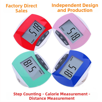 Μετρητής βημάτων με Μεγάλη Οθόνη, ABS Κέλυφος, Πολυλειτουργικός Μετρητής Θερμίδων για Τρέξιμο και Πεζοπορία