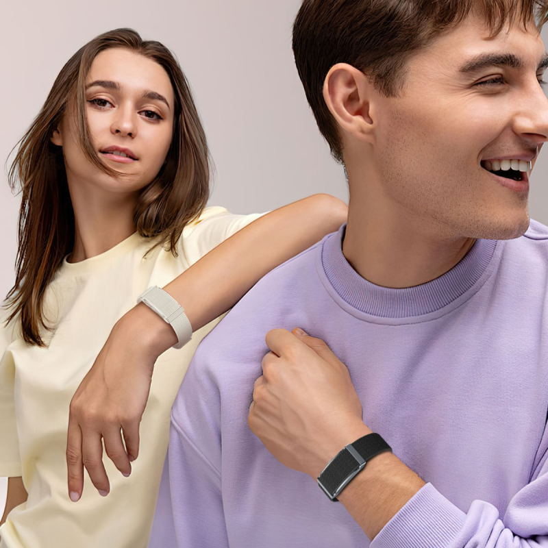 Smart hodinky bez displeja s AI správou o zdraví, dynamický tep, výdrž batérie 21+ dní, vodeodolné pre vonkajšie aktivity, magnetické nabíjanie