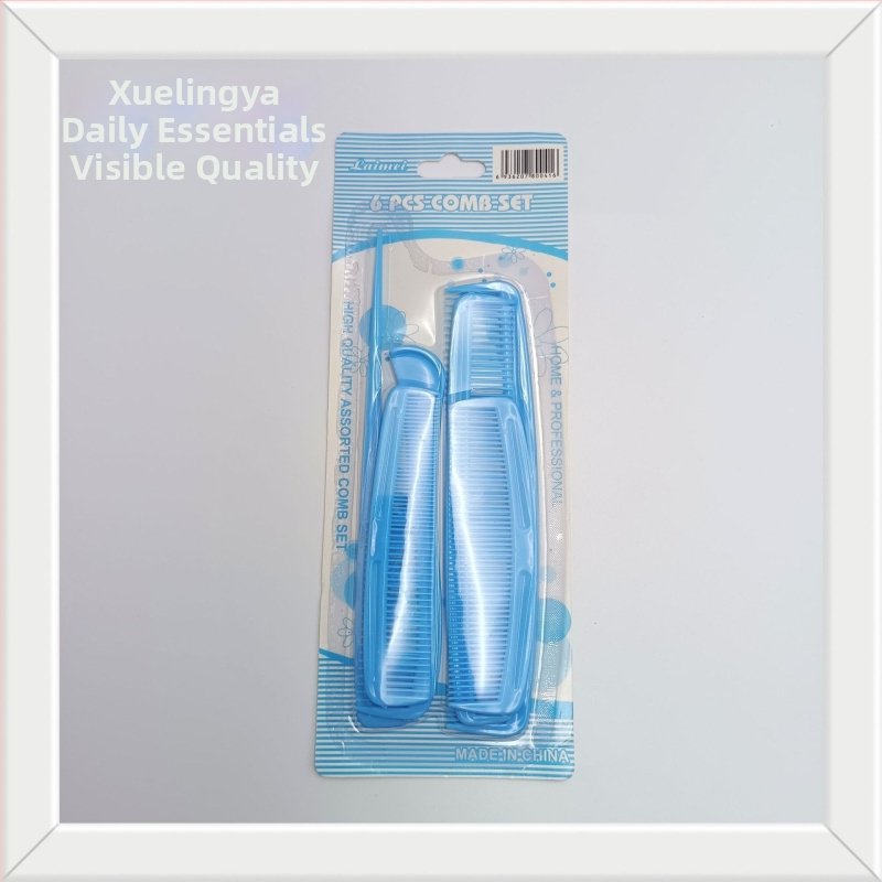Sada 12 plastových hrebeňov na domáce použitie, s ostrým koncom, viacúčelové styling