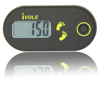ivole Μετρητής Βημάτων – ABS, 3D Ψηφιακός, Συμπαγής Μονολειτουργικός Μετρητής Βημάτων για Τρέξιμο και Γυμναστική