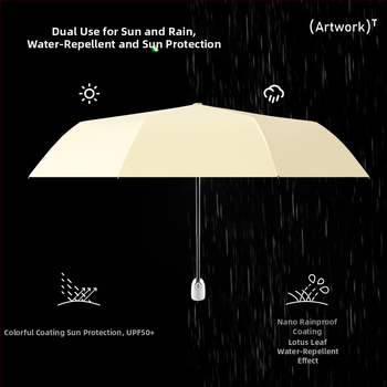 Kišobran s slatkim crtić dizajnom, 8 rebara, automatsko otvaranje i zatvaranje, UV zaštita UPF>50, aluminijska šipka, EVA ručka