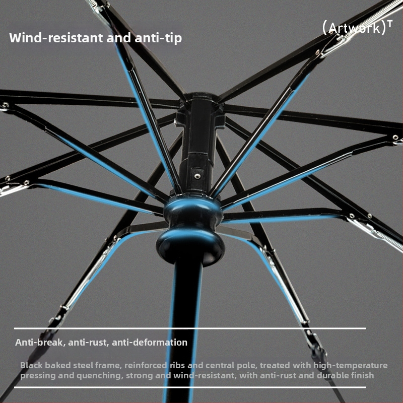 Kišobran s slatkim crtić dizajnom, 8 rebara, automatsko otvaranje i zatvaranje, UV zaštita UPF>50, aluminijska šipka, EVA ručka