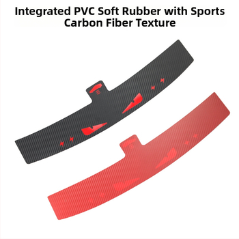 Tesla Model 3/Y високопозиционна спирачна светлина проекционна платка – декоративна лепенка за задни светлини, имитационен карбон, геометричен модел, монтаж с вакуумна щипка, персонализируема