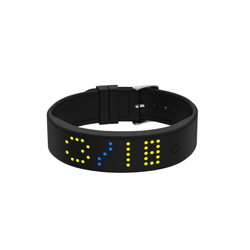 Bluetooth inteligentný náramok s monitorovaním spánku, počítadlom krokov, odpočítávacím časovačom a alarmom