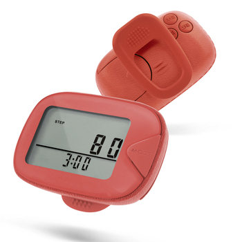 2D πολυλειτουργικός βηματομετρητής με υπολογισμό θερμίδων, μέτρηση απόστασης, κλιπ μέσης και μνήμη δεδομένων